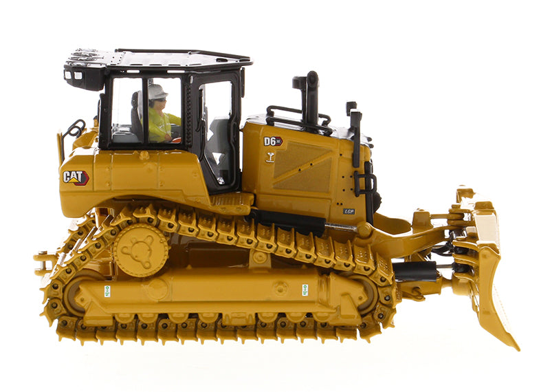CAT Caterpillar D6 XE LGP Track Type Tractor Dozer with VPAT Blade and Operator "High Line" Series 1/50 Diecast Model by Diecast Masters - image 3