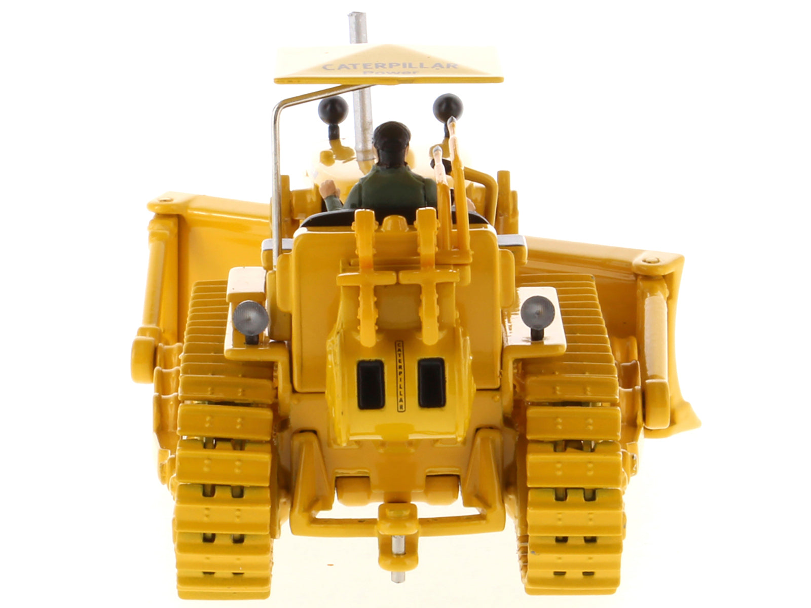 CAT Caterpillar D7C Track-Type Tractor Dozer Yellow with Operator "Vintage Series" 1/50 Diecast Model by Diecast Masters - image 5