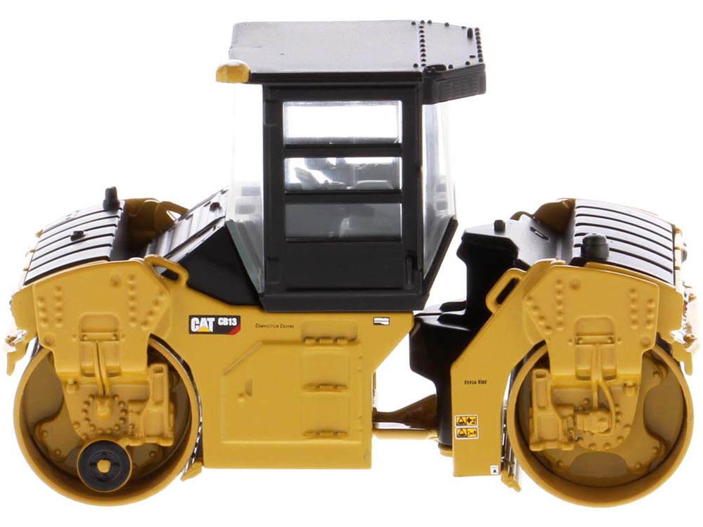CAT Caterpillar CB-13 Tandem Vibratory Roller with Cab "Play & Collect!" Series 1/64 Diecast Model by Diecast Masters - image 2