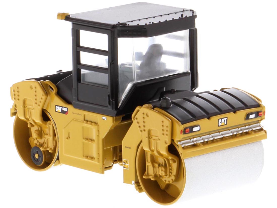 CAT Caterpillar CB-13 Tandem Vibratory Roller with Cab "Play & Collect!" Series 1/64 Diecast Model by Diecast Masters - image 3