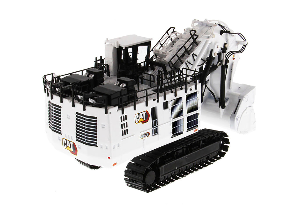 CAT Caterpillar 6060 Hydraulic Mining Front Shovel Coal Configuration White "High Line Series" 1/87 (HO) Scale Diecast Model by Diecast Masters - image 2