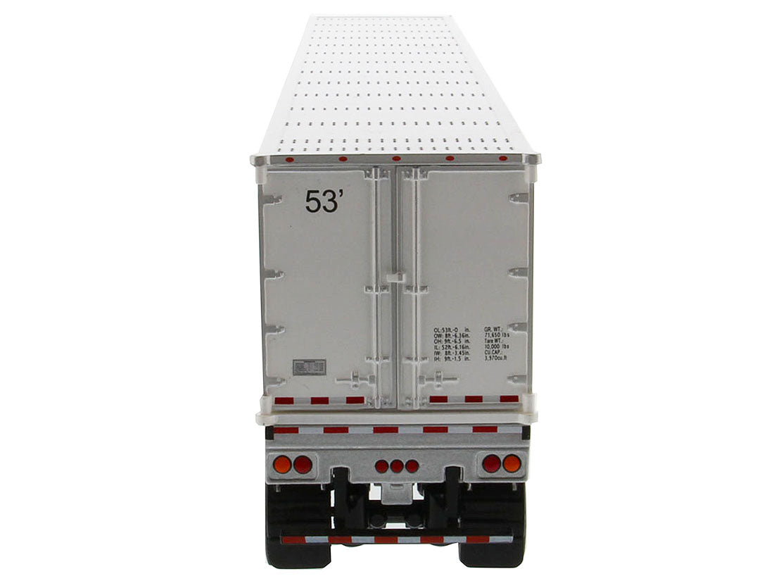 Peterbilt 579 UltraLoft Truck Tractor Red with "CAT Caterpillar" Mural Dry Van Trailer "Transport Series" 1/50 Diecast Model by Diecast Masters - image 4