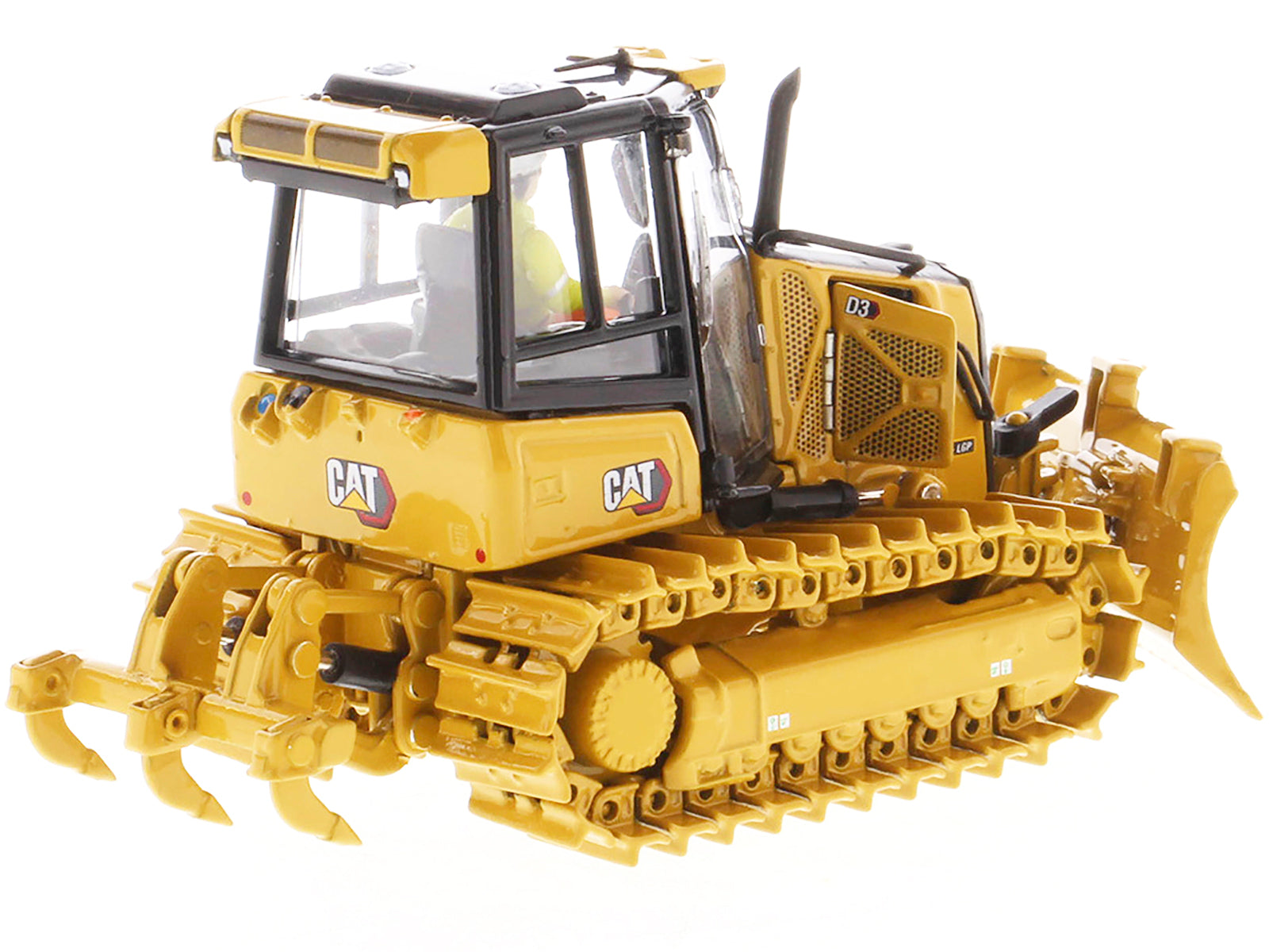 CAT Caterpillar D3 Track Type Dozer with Operator "High Line" Series 1/50 Diecast Model by Diecast Masters - image 3