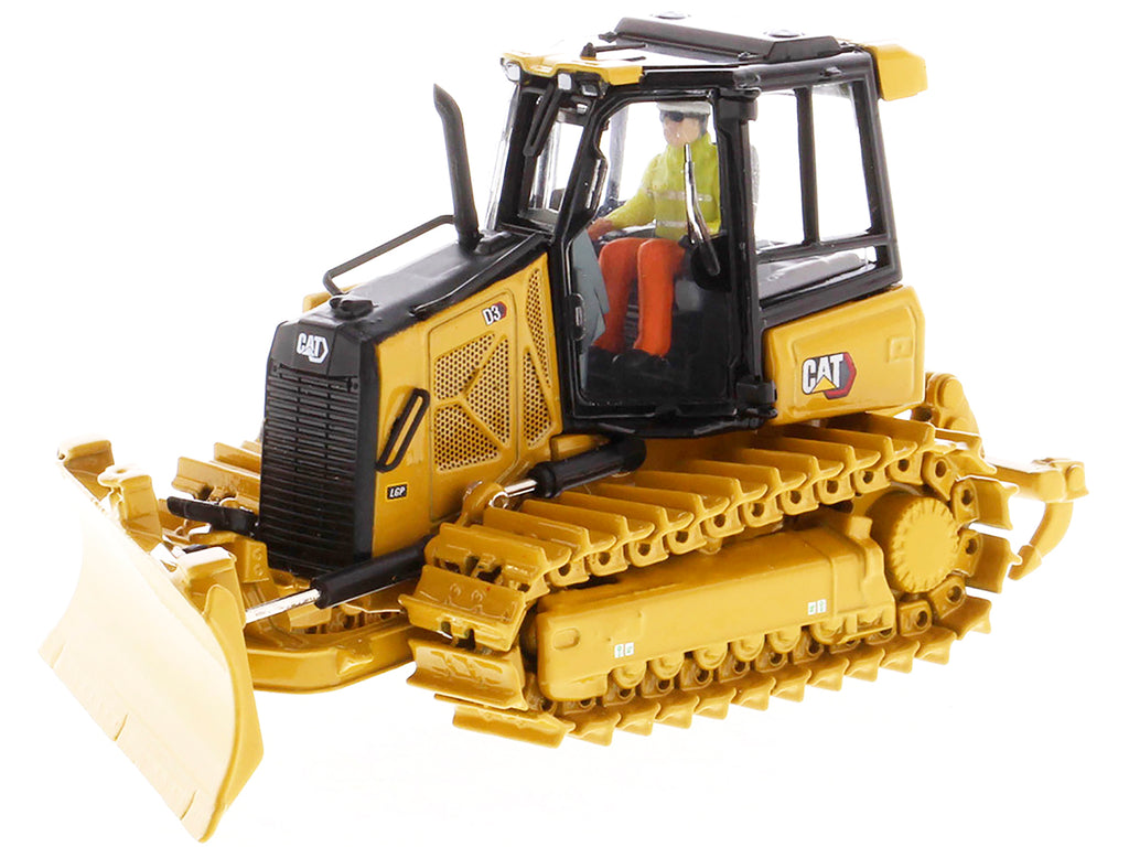 CAT Caterpillar D3 Track Type Dozer with Operator "High Line" Series 1/50 Diecast Model by Diecast Masters - image 2