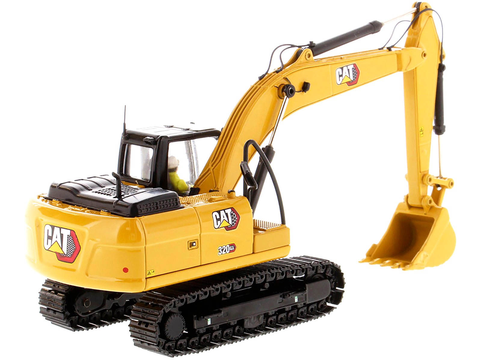 CAT Caterpillar 320 GX Hydraulic Excavator with Operator "High Line" Series 1/50 Diecast Model by Diecast Masters - image 3