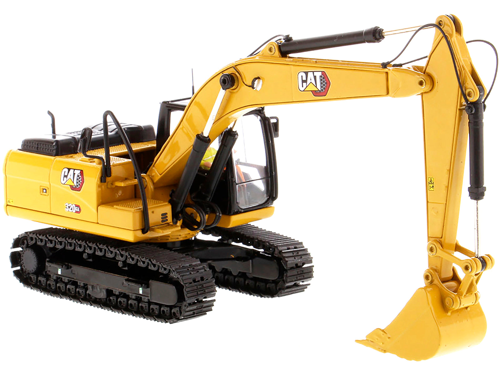 CAT Caterpillar 320 GX Hydraulic Excavator with Operator "High Line" Series 1/50 Diecast Model by Diecast Masters - image 2
