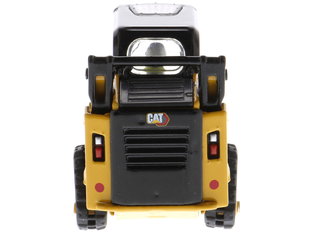CAT Caterpillar 259D3 Compact Track Loader with Work Tools and Operator Yellow "High Line Series" 1/50 Diecast Model by Diecast Masters - image 5