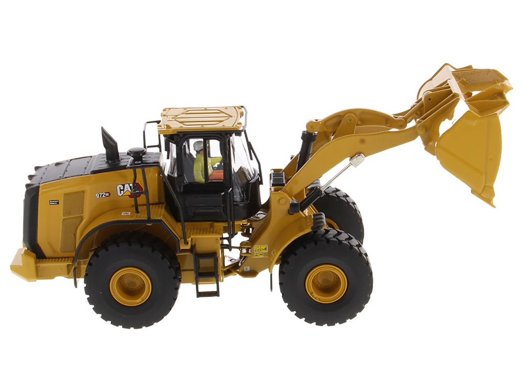 CAT Caterpillar 972 XE Wheel Loader Yellow with Operator "High Line Series" 1/50 Diecast Model by Diecast Masters - image 2