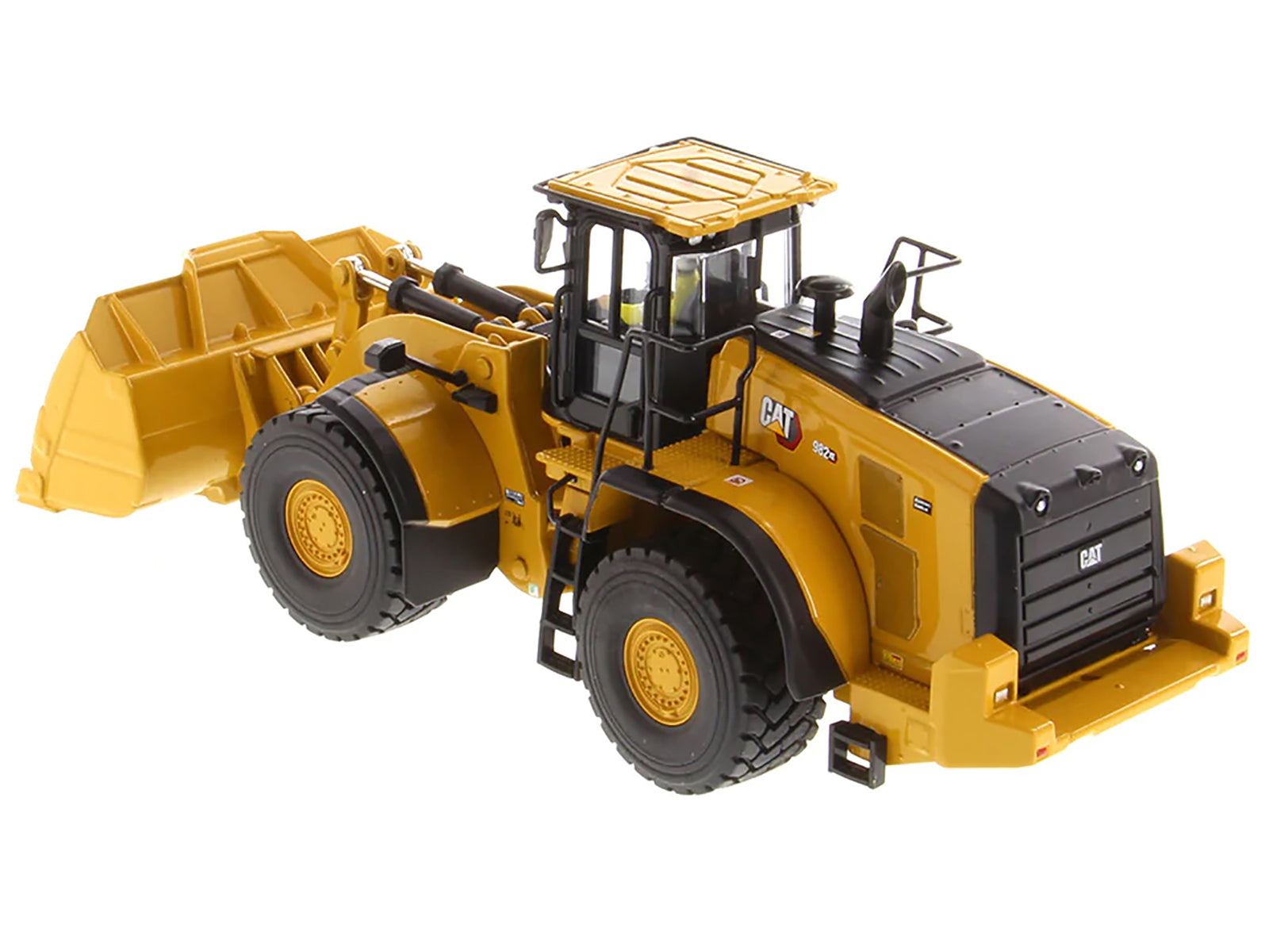 CAT Caterpillar 982 XE Wheel Loader Yellow with Operator "High Line Series" 1/50 Diecast Model by Diecast Masters - image 5