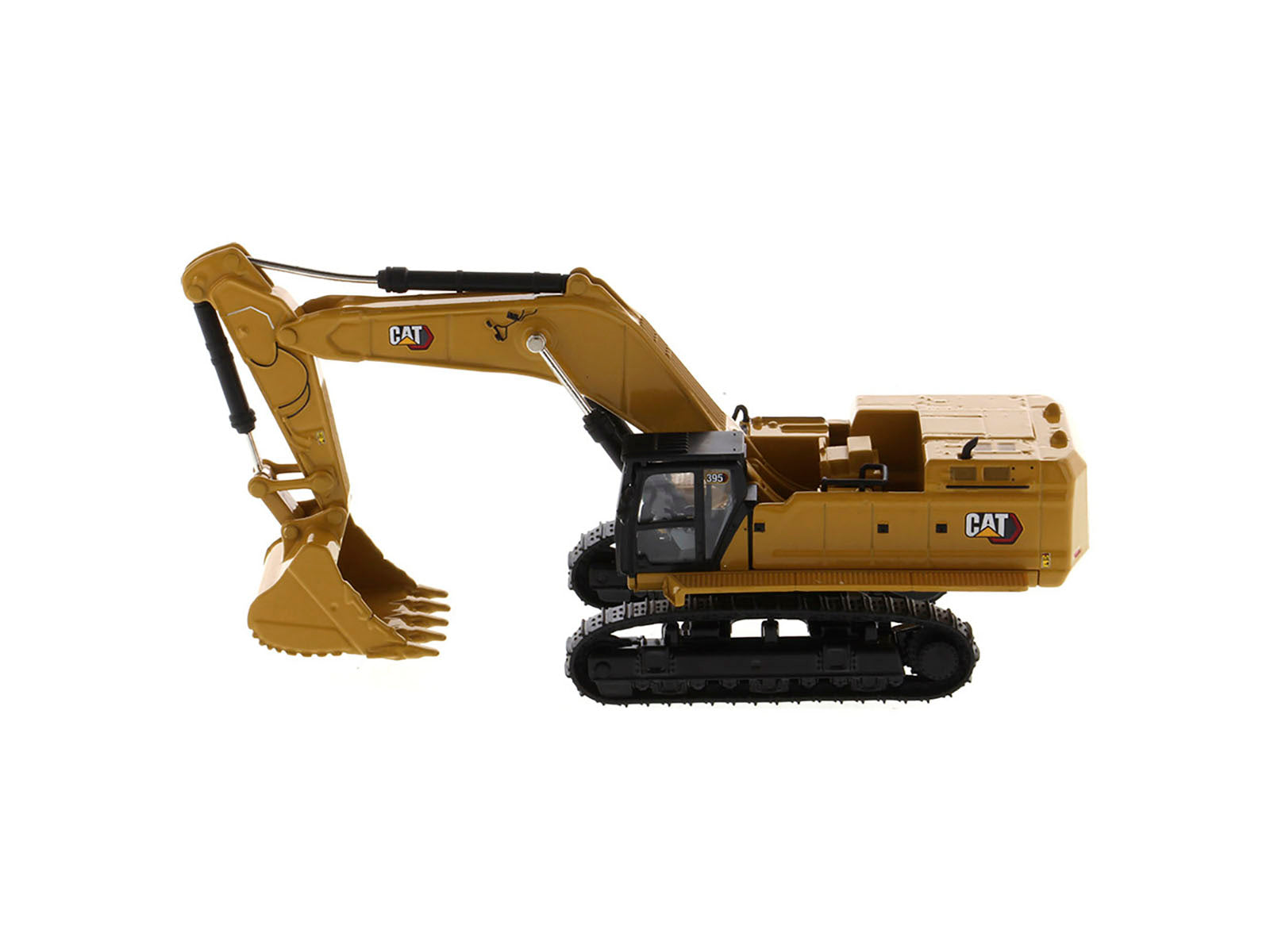CAT Caterpillar 395 Next-Generation Hydraulic Excavator (Mass Excavation Version) Yellow "High Line Series" 1/87 (HO) Scale Diecast Model by Diecast Masters - image 2
