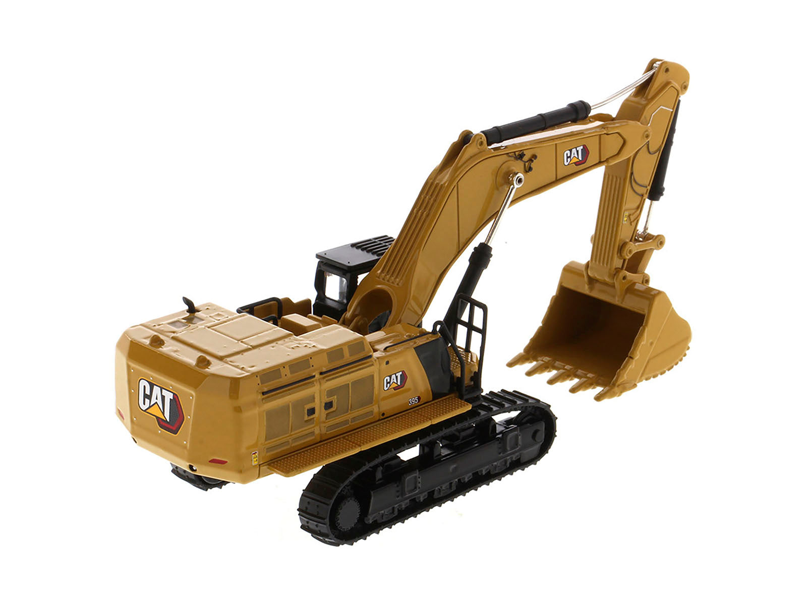 CAT Caterpillar 395 Next-Generation Hydraulic Excavator (Mass Excavation Version) Yellow "High Line Series" 1/87 (HO) Scale Diecast Model by Diecast Masters - image 5