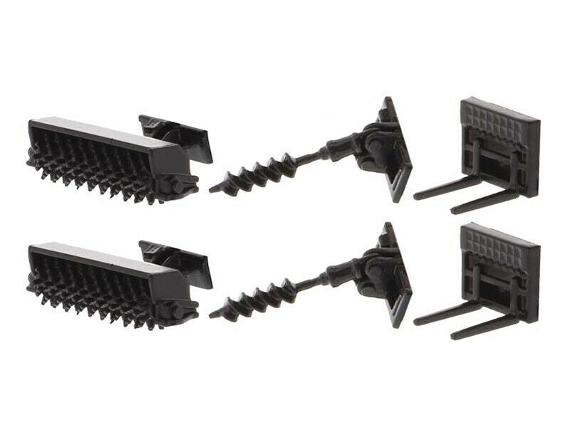 Set of 2 pieces CAT Caterpillar 272D2 Skid Steer Loader and CAT Caterpillar 297D2 Compact Track Loader with Accessories 1/64 Diecast Models by Diecast Masters - image 4