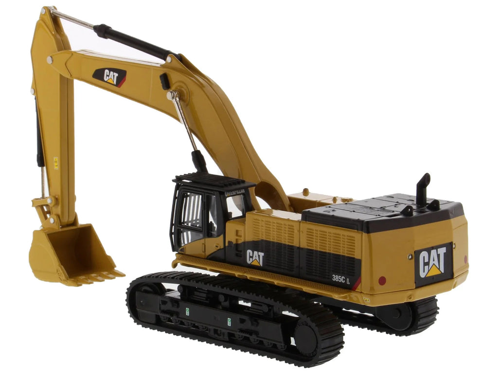 CAT Caterpillar 385C L Hydraulic Excavator Yellow "Play & Collect!" Series 1/64 Diecast Model by Diecast Masters - image 3
