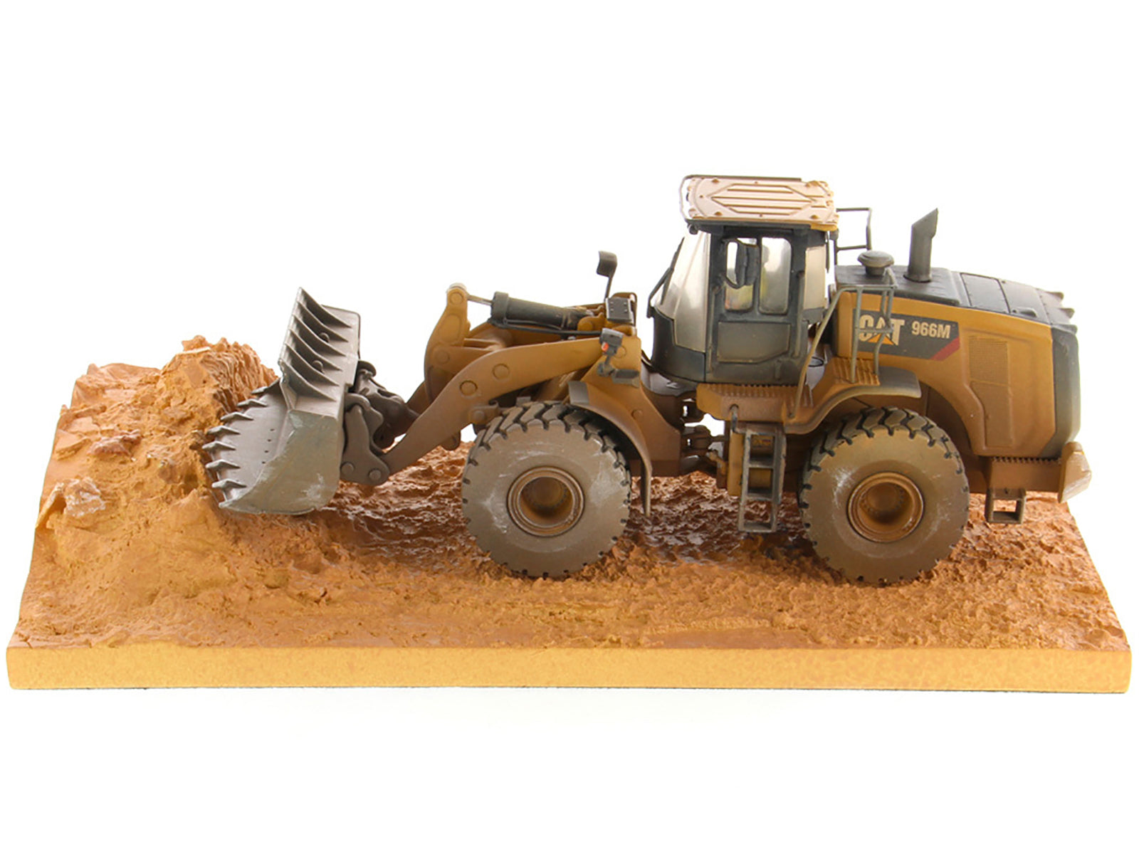 CAT Caterpillar 966M Wheel Loader with Operator (Dirty Version) "Weathered" Series 1/50 Diecast Model by Diecast Masters - image 2