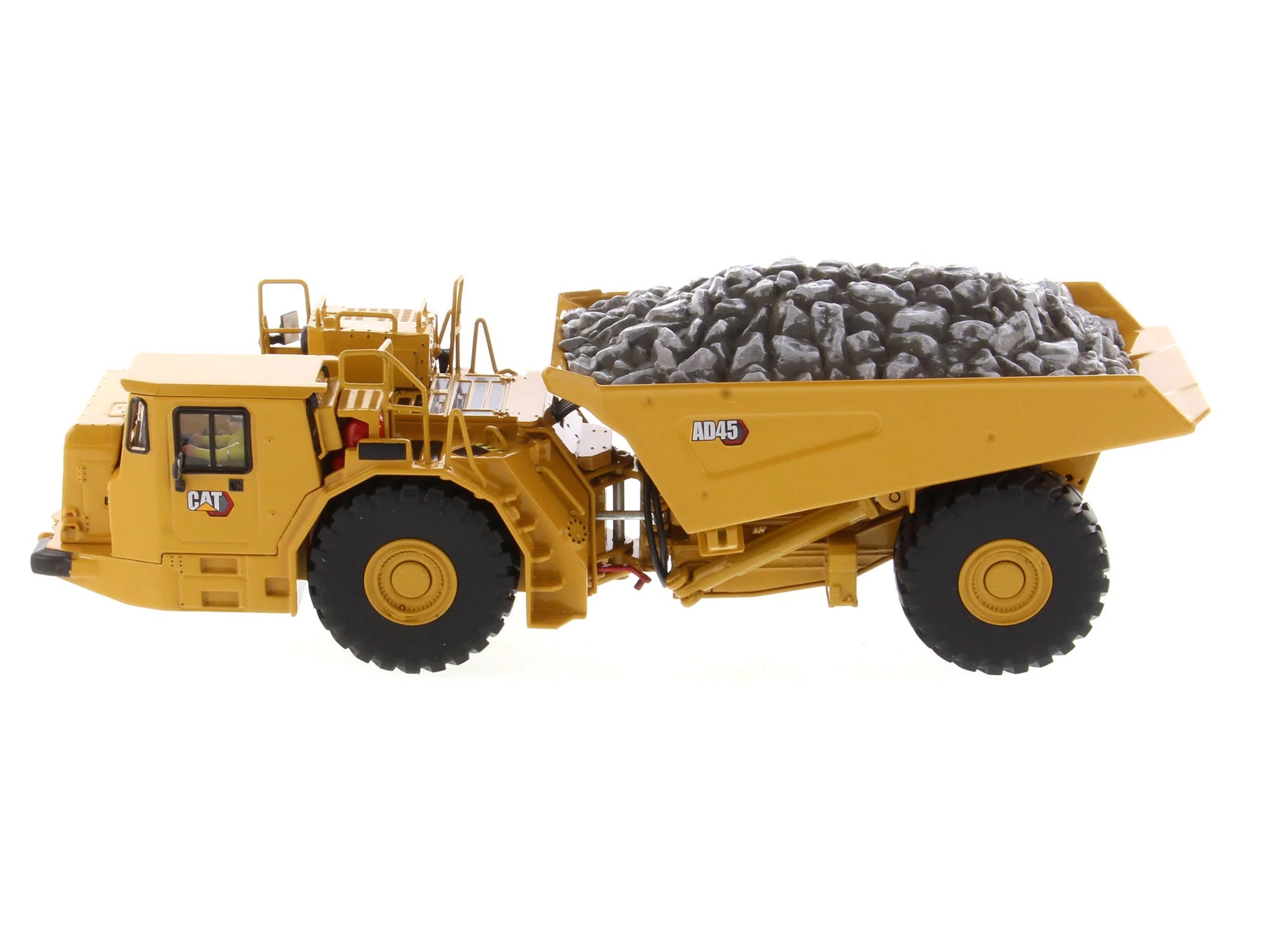 CAT Caterpillar AD45 Underground Articulated Truck Yellow "High Line" Series 1/50 Diecast Model by Diecast Masters - image 4