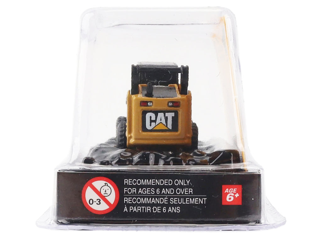 CAT Caterpillar 272C Skid Steer Loader with Pallet Fork Yellow "Micro-Constructor" Series Diecast Model by Diecast Masters - image 3