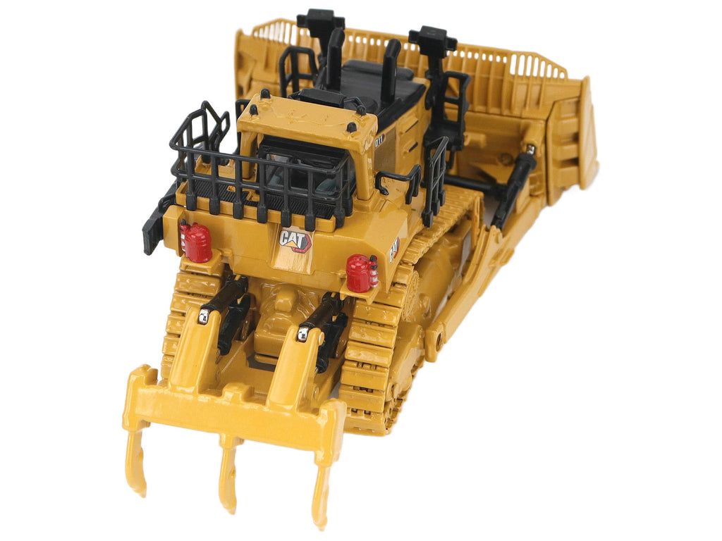 CAT Caterpillar D11 Track Type Dozer TKN Design Yellow "High Line" Series 1/87 (HO) Diecast Model by Diecast Masters - image 5