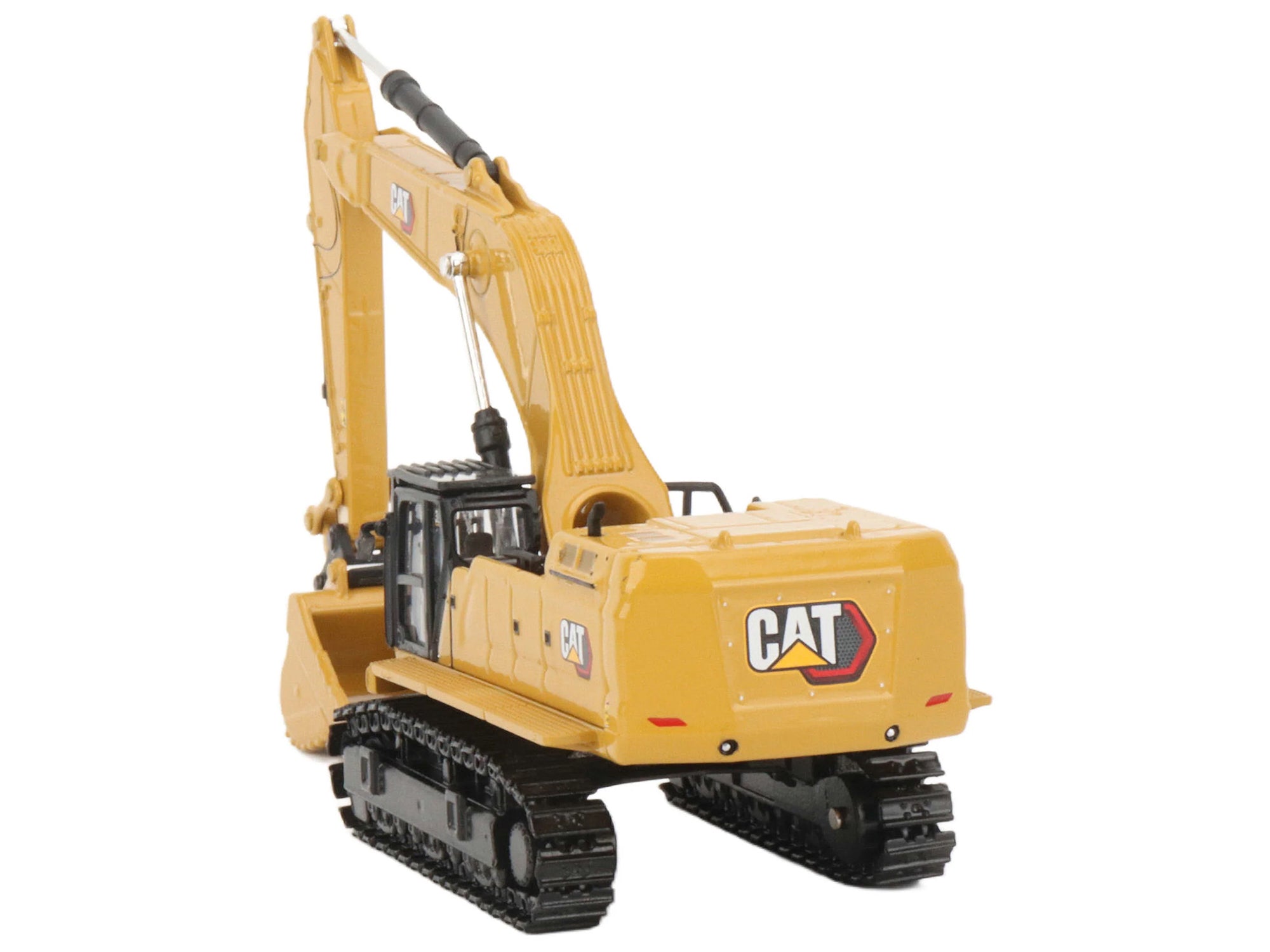 CAT Caterpillar 395 Next-Generation Hydraulic Excavator (Mass Excavator Version) Yellow with Additional Tools "High Line Series" 1/87 (HO) Diecast Model by Diecast Masters - image 3