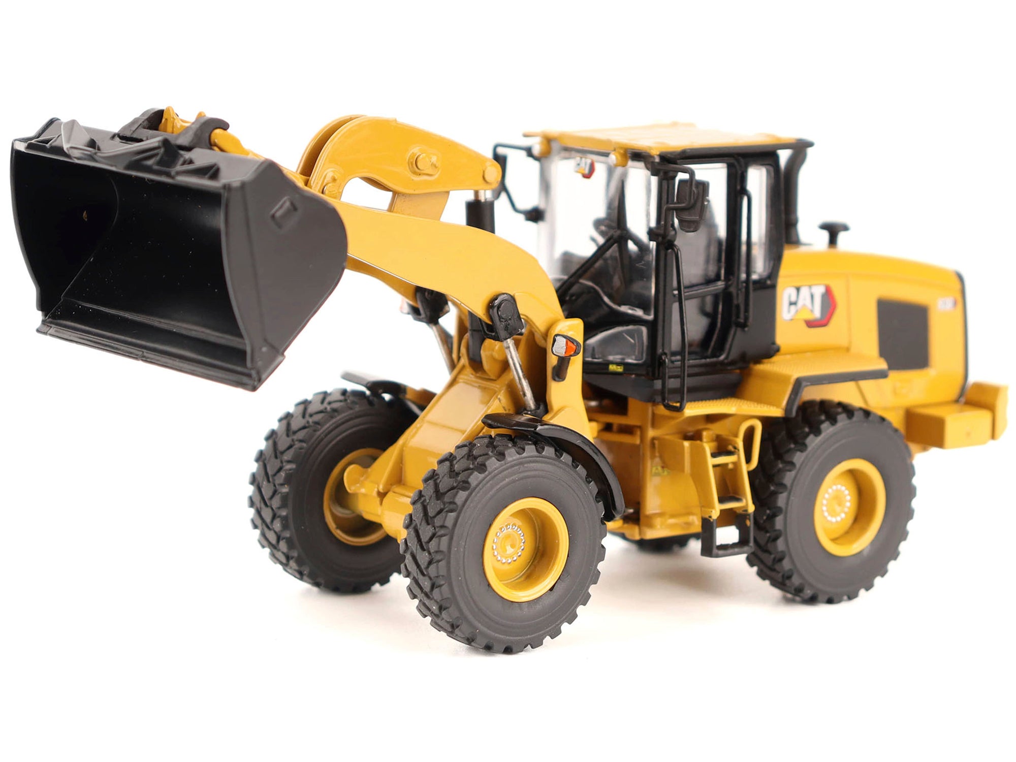 CAT Caterpillar 930 Wheel Loader with Operator Yellow "High Line" Series 1/50 Diecast Model by Diecast Masters - image 3