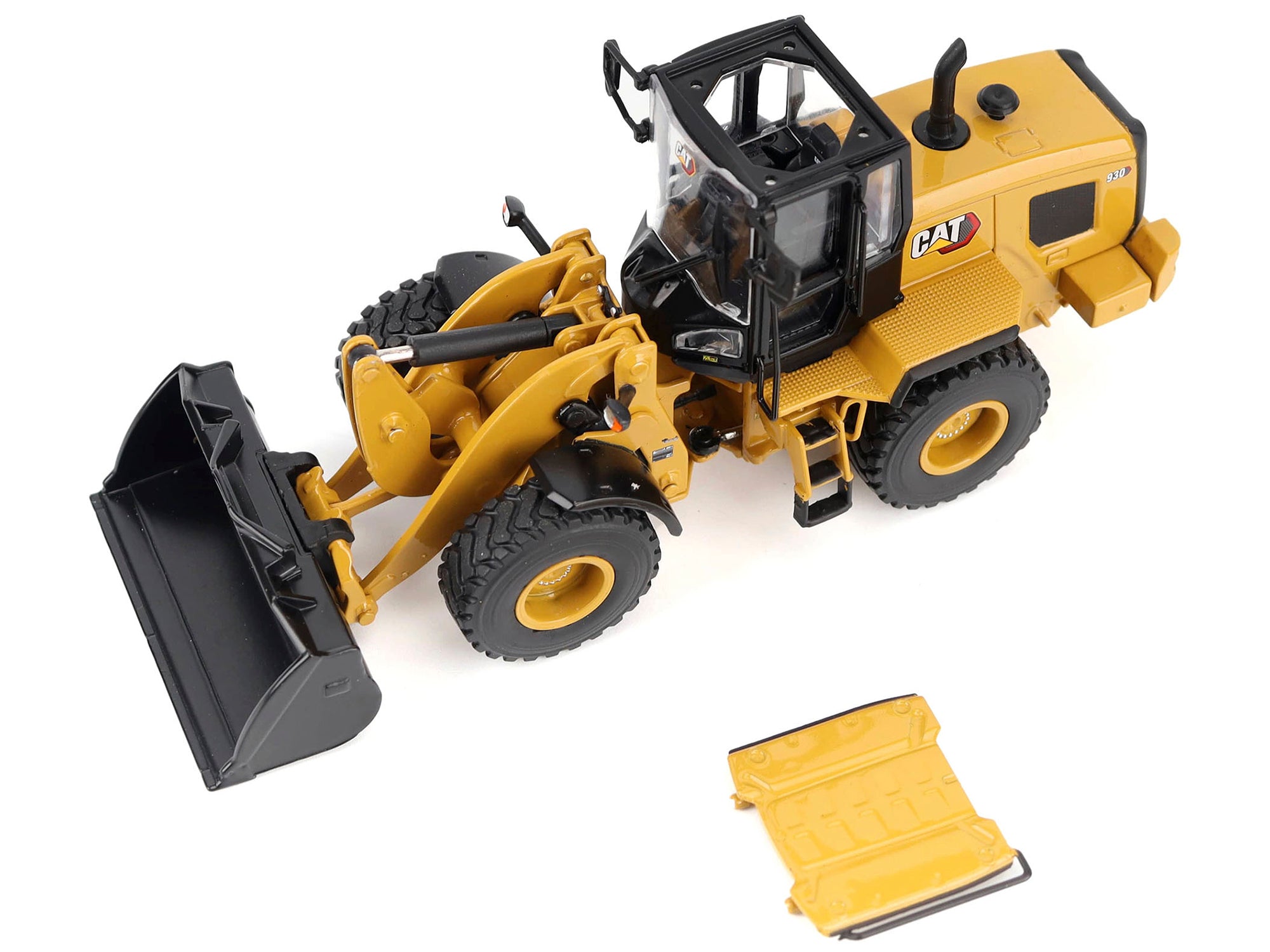 CAT Caterpillar 930 Wheel Loader with Operator Yellow "High Line" Series 1/50 Diecast Model by Diecast Masters - image 2