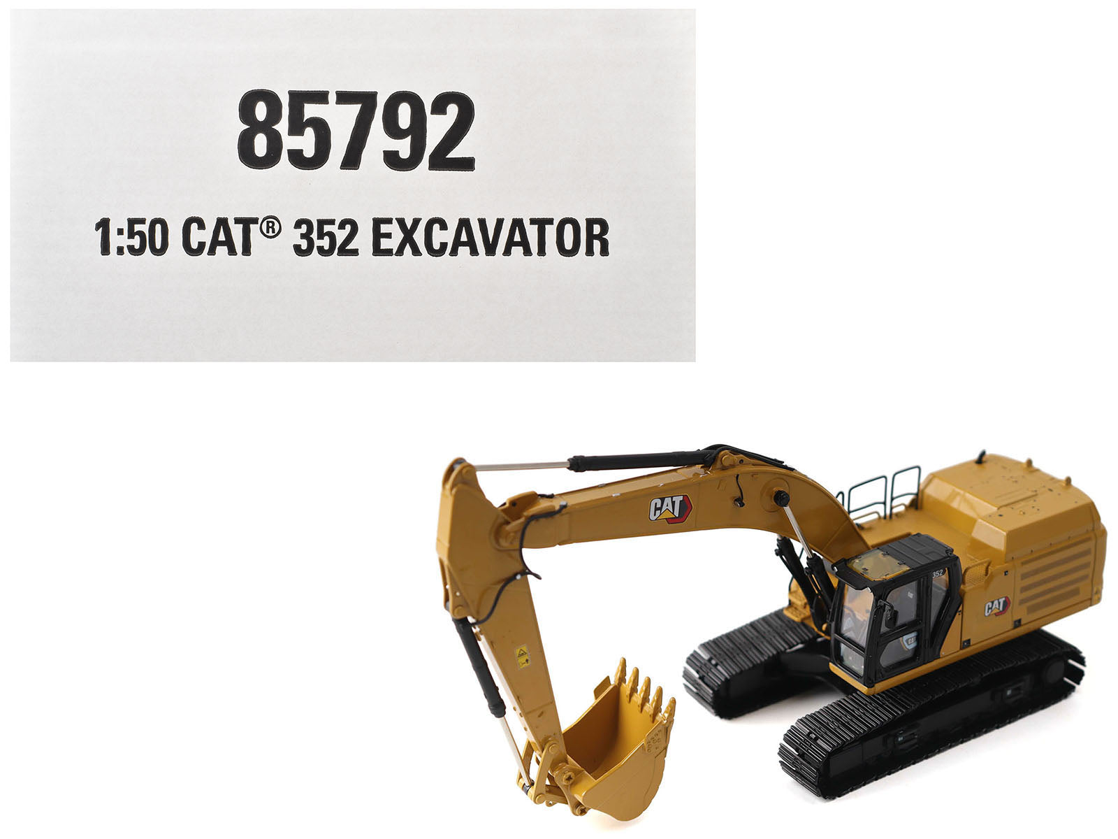 CAT Caterpillar 352 Next Generation Excavator Yellow "High Line" Series 1/50 Diecast Model by Diecast Masters