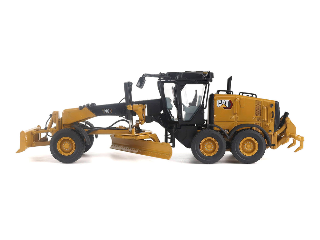 CAT Caterpillar 140 JOY Motor Grader Yellow with Black Top "High Line" Series 1/50 Diecast Model by Diecast Masters
