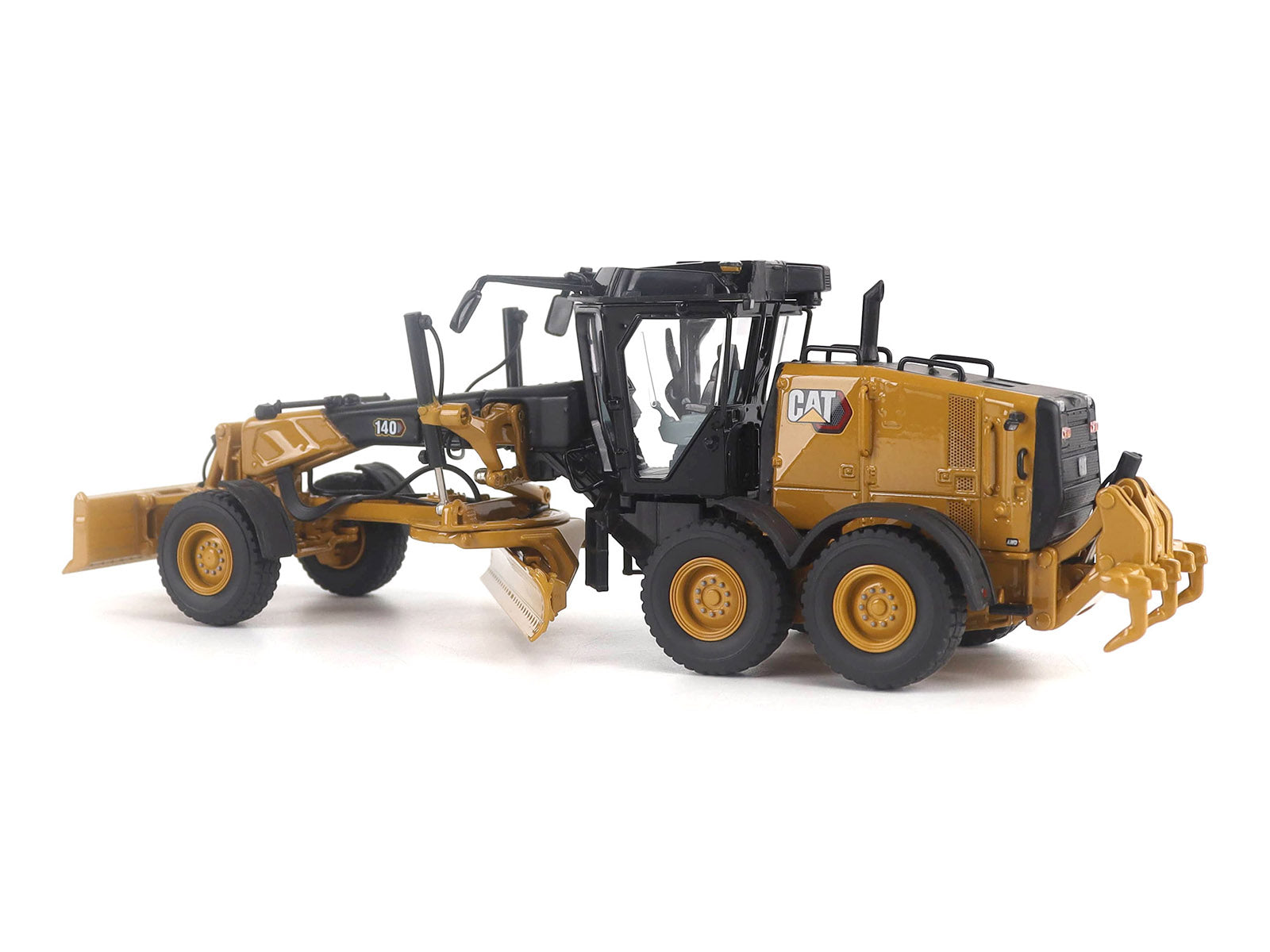 CAT Caterpillar 140 JOY Motor Grader Yellow with Black Top "High Line" Series 1/50 Diecast Model by Diecast Masters