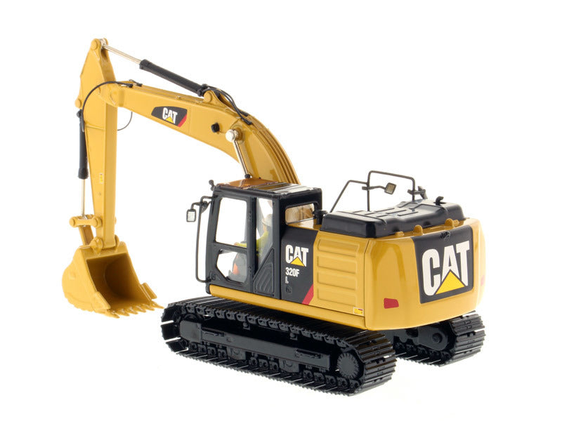 CAT Caterpillar 320F L Hydraulic Excavator with Operator "Core Classics" Series 1/50 Diecast Model by Diecast Masters - image 3
