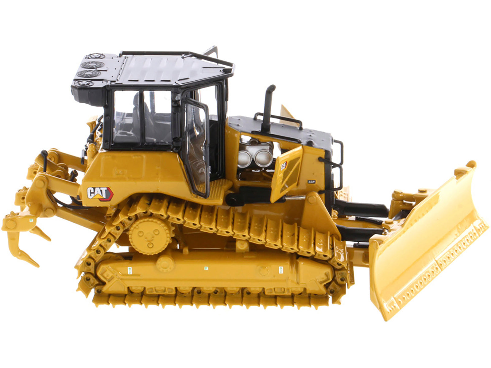 CAT Caterpillar D5 LGP VPAT Track Type Tractor Dozer Yellow with Operator "High Line" Series 1/50 Diecast Model by Diecast Masters - image 3