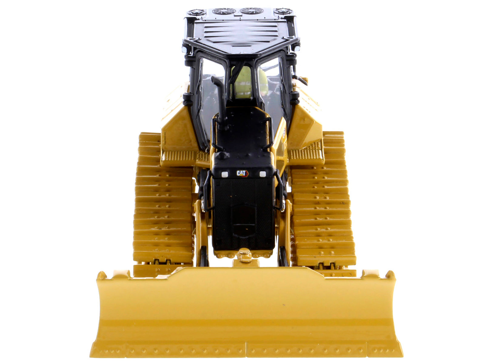 CAT Caterpillar D5 LGP VPAT Track Type Tractor Dozer Yellow with Operator "High Line" Series 1/50 Diecast Model by Diecast Masters - image 4