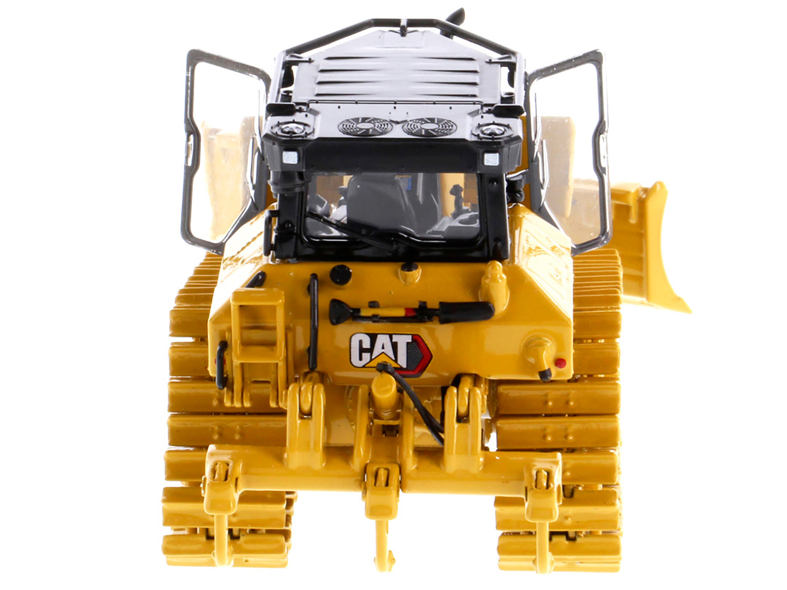 CAT Caterpillar D5 LGP VPAT Track Type Tractor Dozer Yellow with Operator "High Line" Series 1/50 Diecast Model by Diecast Masters - image 5