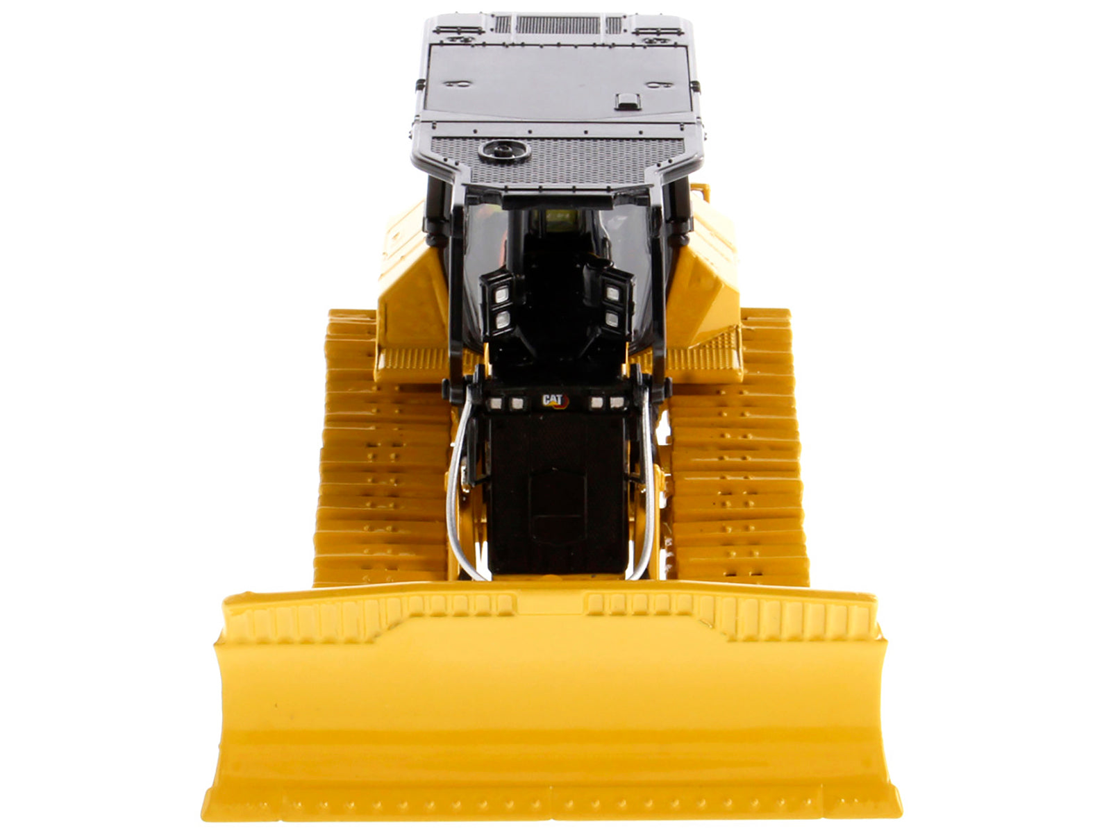CAT Caterpillar D5 LGP Track Type Tractor Fire Dozer Yellow with Operator "High Line" Series 1/50 Diecast Model by Diecast Masters - image 4