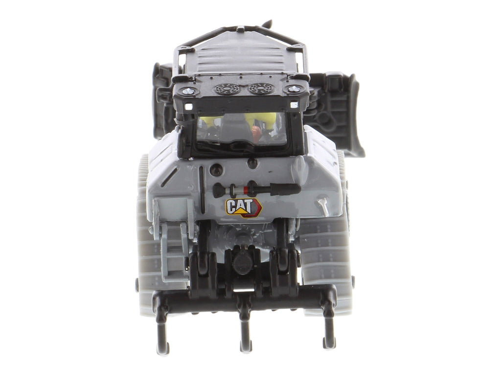 CAT Caterpillar D5 Track-Type Dozer "Centennial" Gray with Operator "High Line Series" 1/87 (HO) Diecast Model by Diecast Masters - image 5