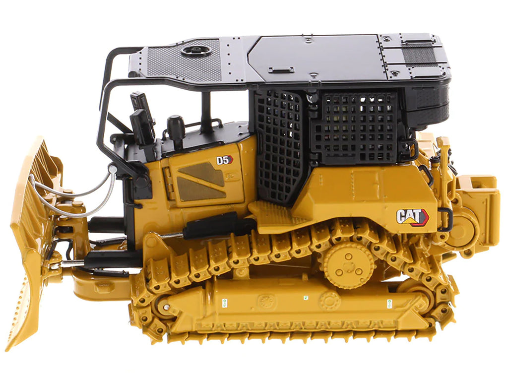 CAT Caterpillar D5 XR Fire Suppression Track Type Dozer Yellow "High Line" Series 1/50 Diecast Model by Diecast Masters - image 2
