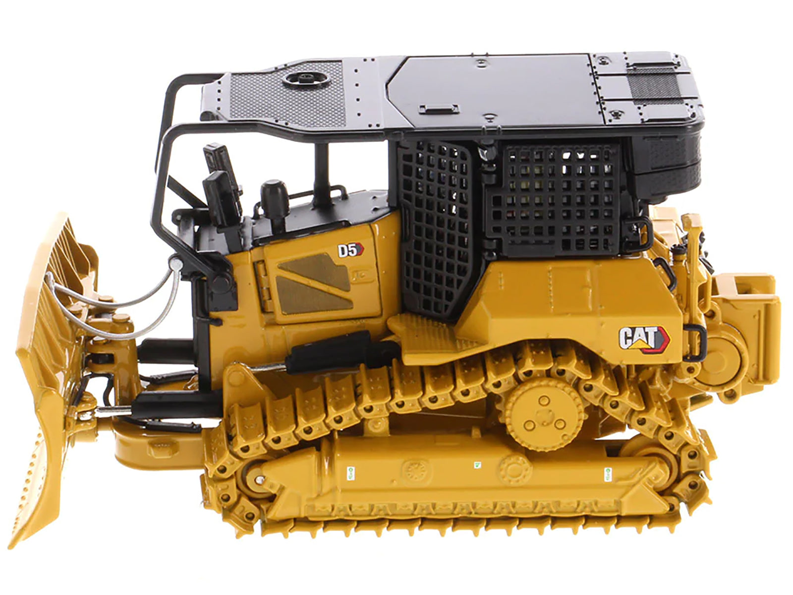 CAT Caterpillar D5 XR Fire Suppression Track Type Dozer Yellow "High Line" Series 1/50 Diecast Model by Diecast Masters - image 2