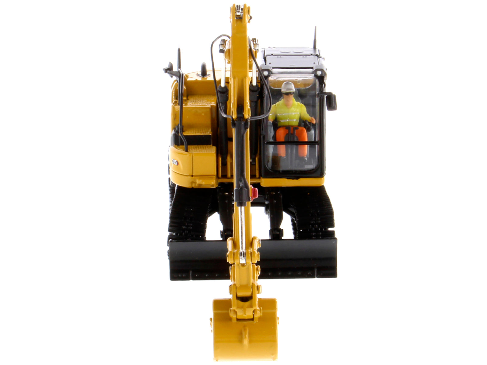 CAT Caterpillar 315 Track Type Hydraulic Excavator Yellow with Operator "High Line" Series 1/50 Diecast Model by Diecast Masters - image 4