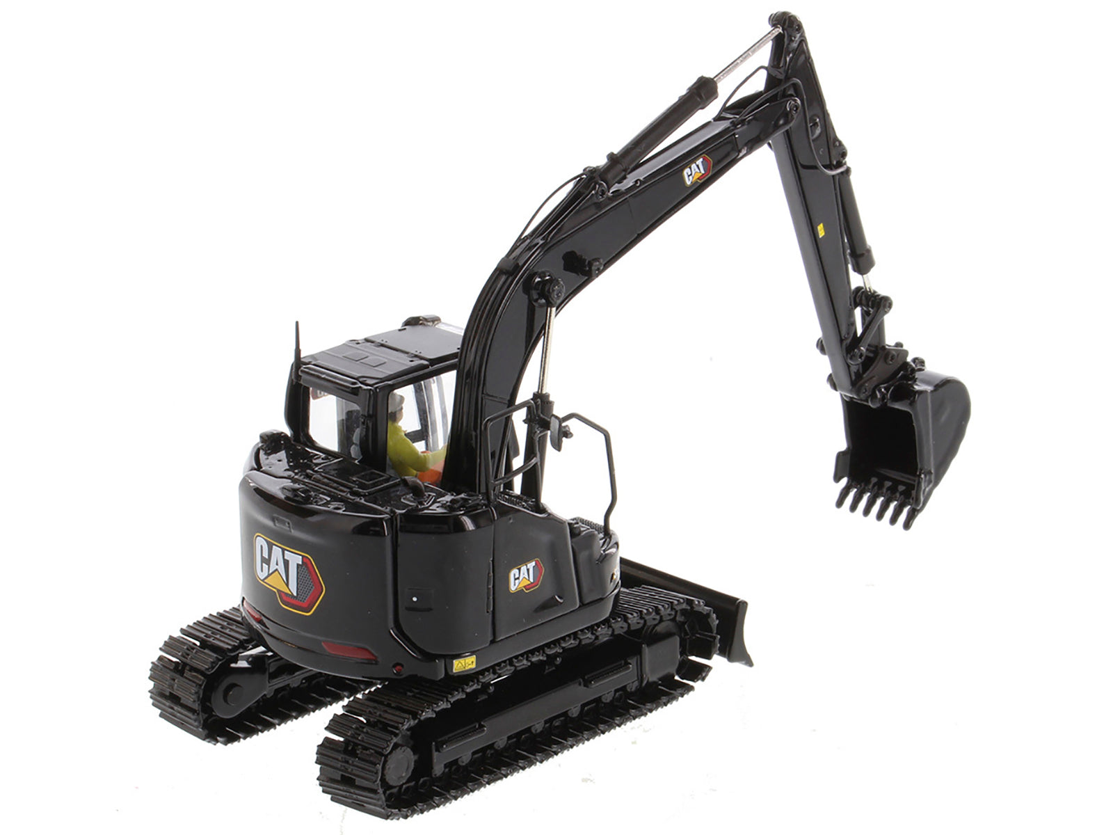 CAT Caterpillar 315 Track Type Hydraulic Excavator Special Black Finish with Operator "High Line" Series 1/50 Diecast Model by Diecast Masters - image 3
