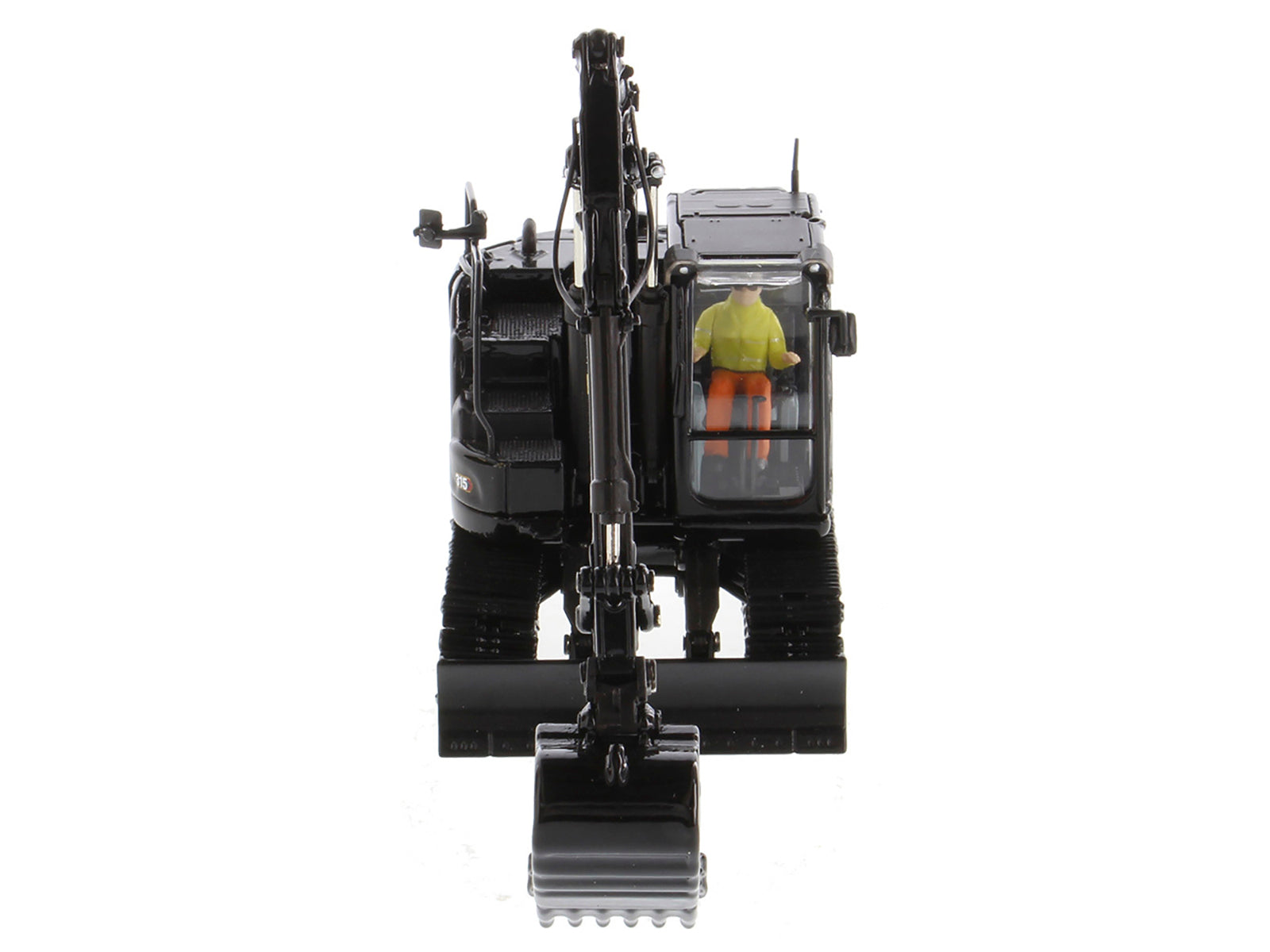 CAT Caterpillar 315 Track Type Hydraulic Excavator Special Black Finish with Operator "High Line" Series 1/50 Diecast Model by Diecast Masters - image 4