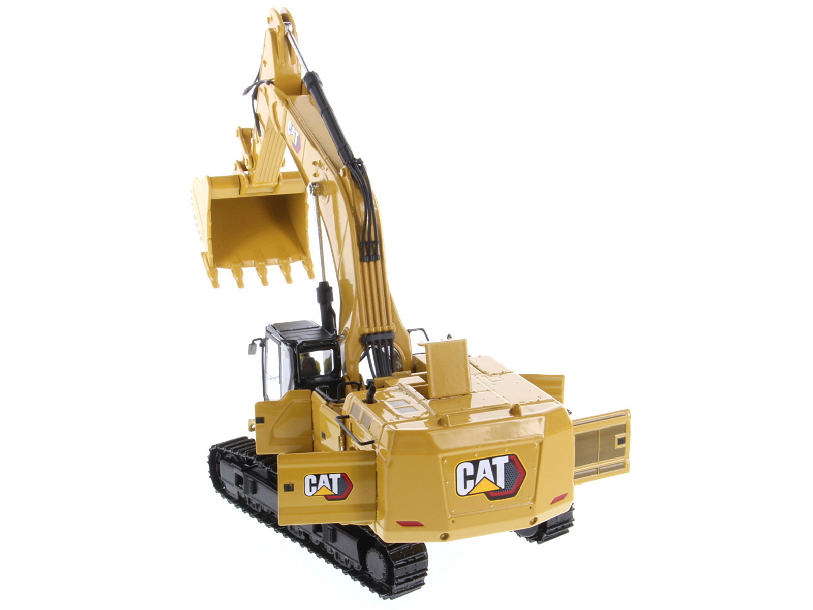 CAT Caterpillar 395 Next Generation Hydraulic Excavator "Mass Excavation Version" Yellow "High Line Series" 1/50 Diecast Model by Diecast Masters - image 3