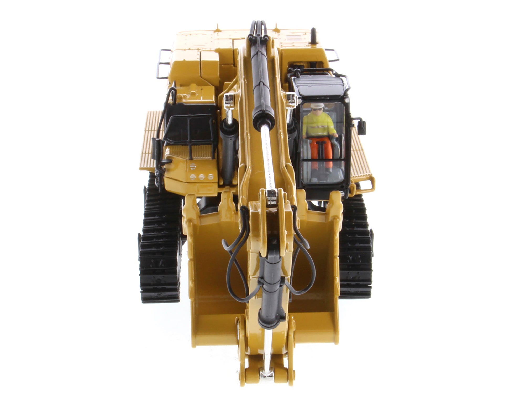 CAT Caterpillar 395 Next Generation Hydraulic Excavator "Mass Excavation Version" Yellow "High Line Series" 1/50 Diecast Model by Diecast Masters - image 4