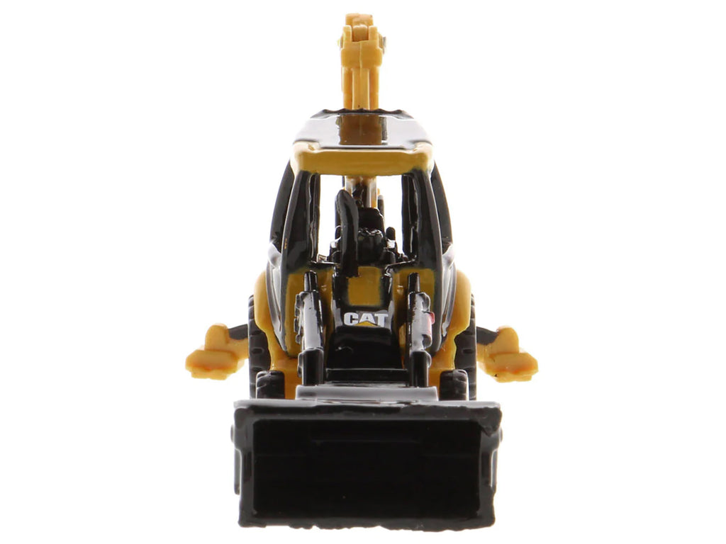CAT Caterpillar 420E Backhoe Loader Yellow "Micro-Constructor" Series Diecast Model by Diecast Masters - image 4