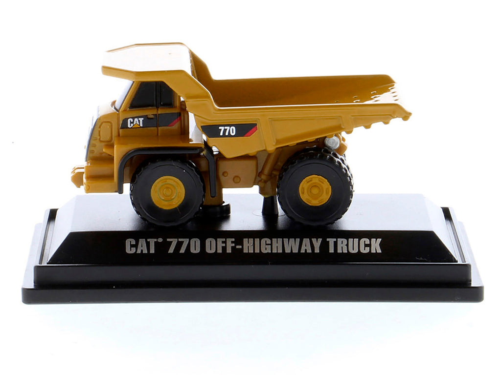 CAT Caterpillar 770 Off–Highway Truck Yellow "Micro-Constructor" Series Diecast Model by Diecast Masters - image 2