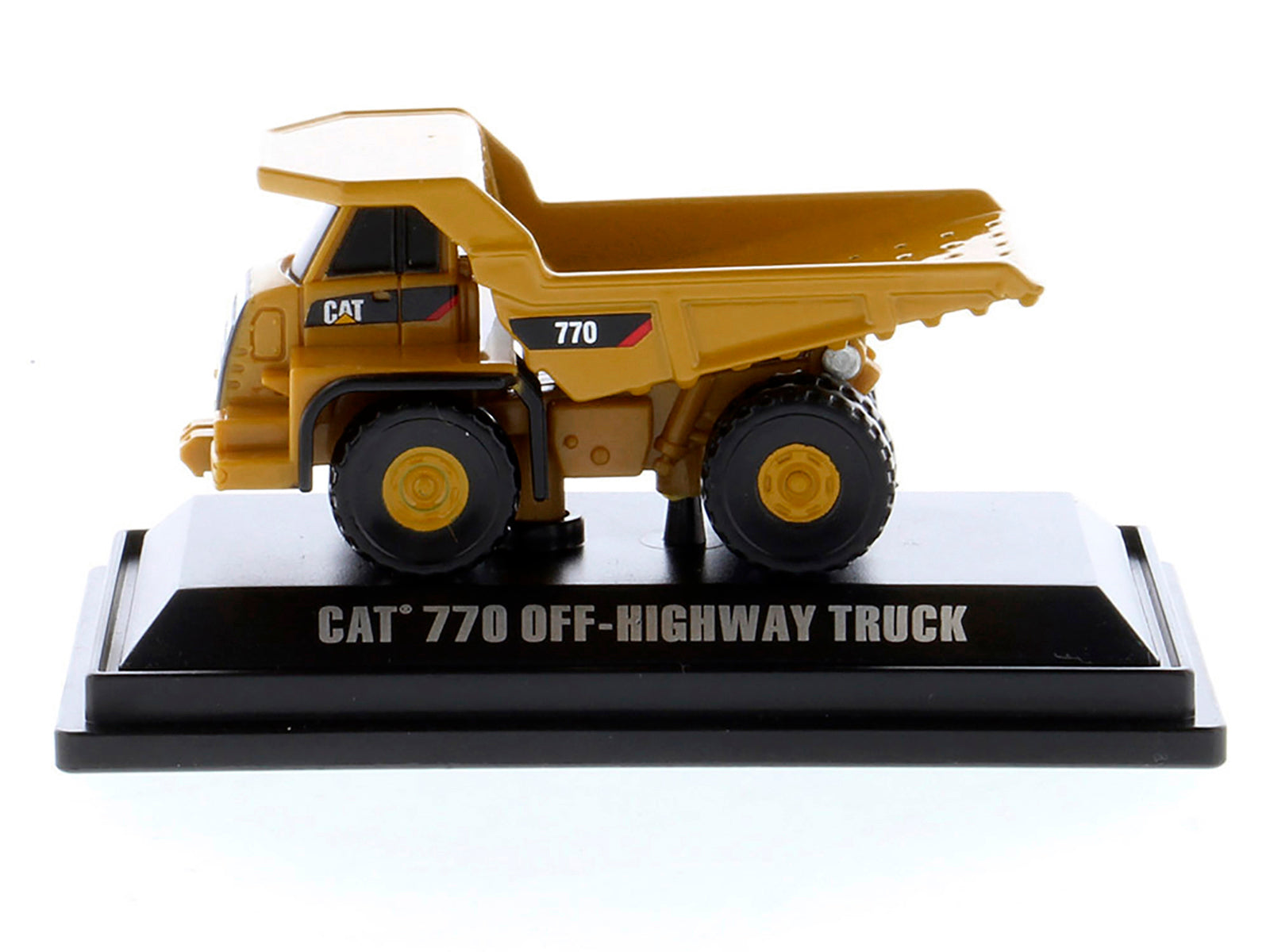 CAT Caterpillar 770 Off–Highway Truck Yellow "Micro-Constructor" Series Diecast Model by Diecast Masters - image 2