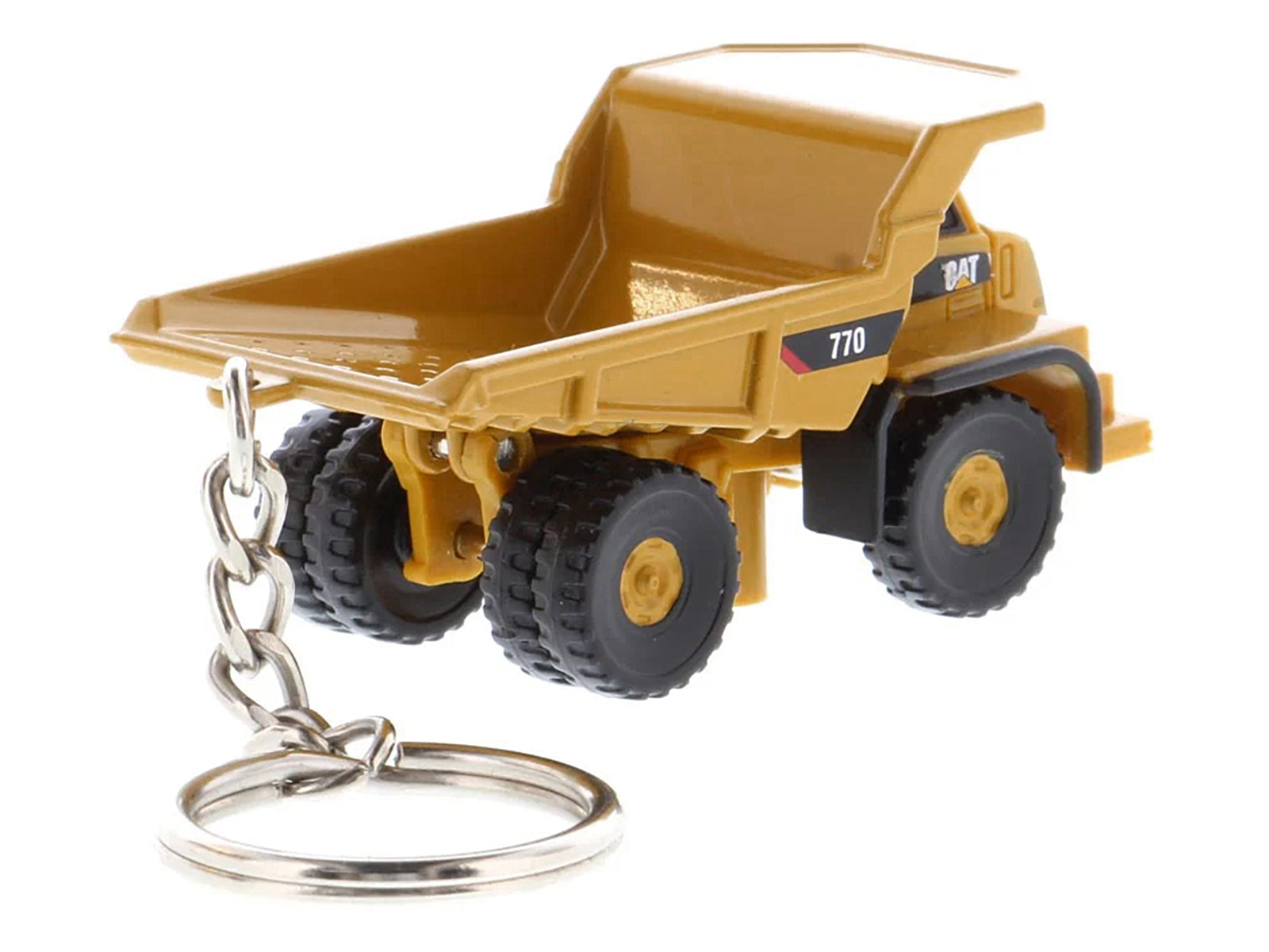 CAT Caterpillar 770 Off-Highway Truck Keychain Yellow Diecast Model by Diecast Masters - image 2