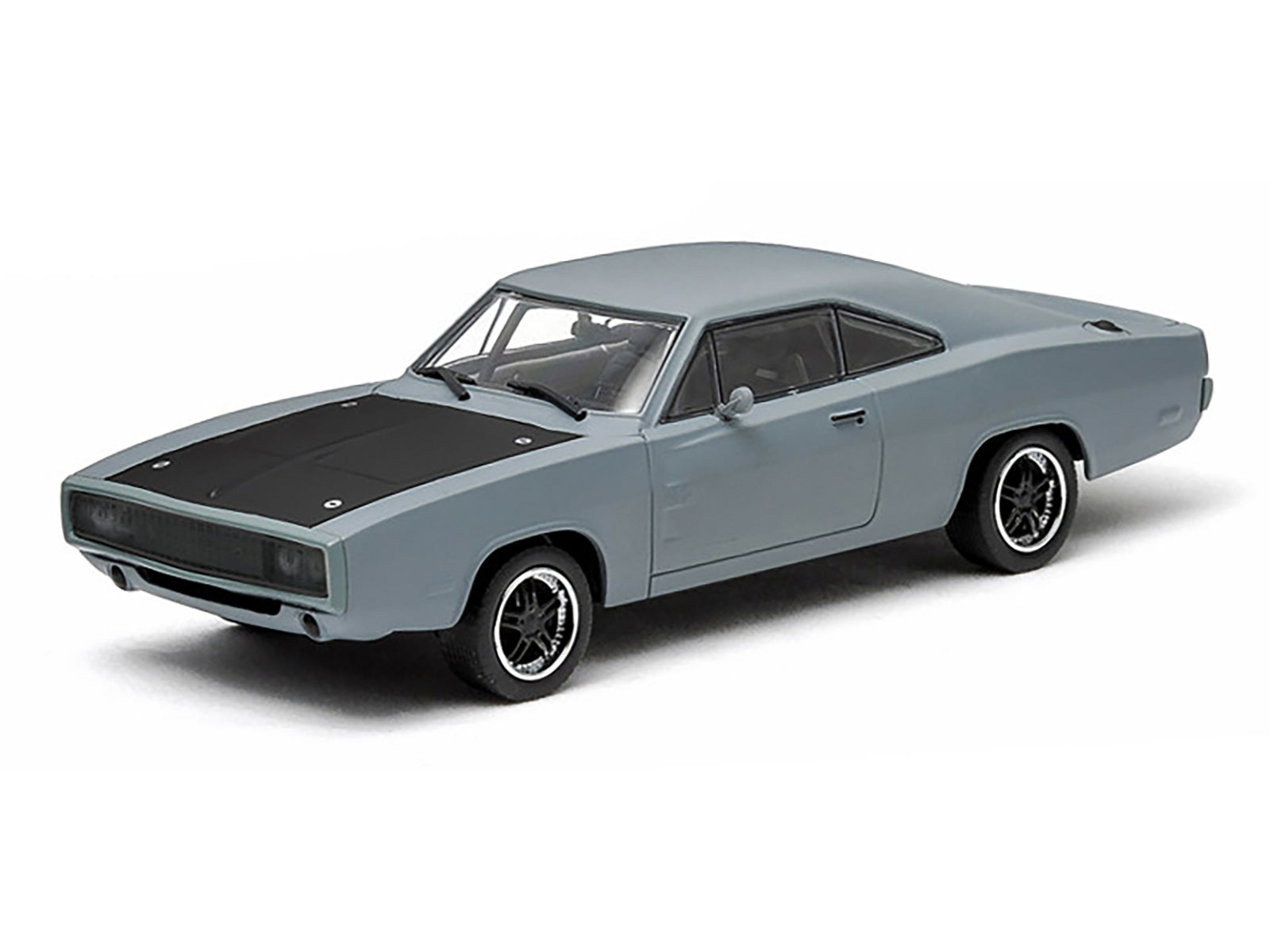 Dom's 1970 Dodge Charger R/T Primered Grey "Fast and Furious" Movie (2009) 1/43 Diecast Car Model by Greenlight - image 2