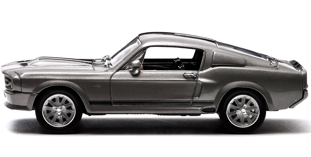 1967 Ford Mustang Custom "Eleanor" Gray Metallic with Black Stripes "Gone in 60 Seconds" (2000) Movie 1/43 Diecast Model Car by Greenlight - image 2