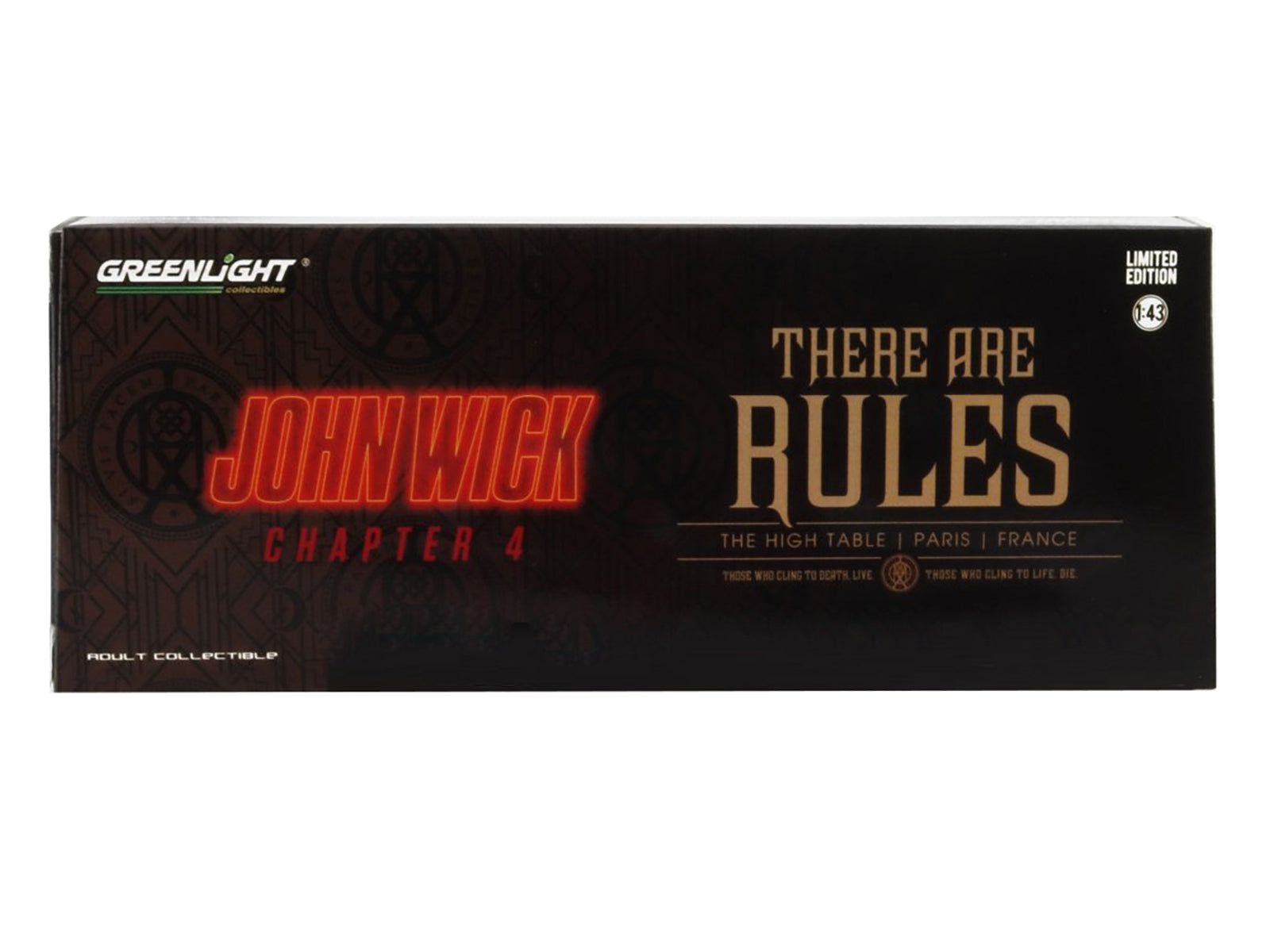 1971 Plymouth Barracuda Black "John Wick: Chapter 4" (2023) Movie "Hollywood" Series 1/43 Diecast Model Car by Greenlight - image 2