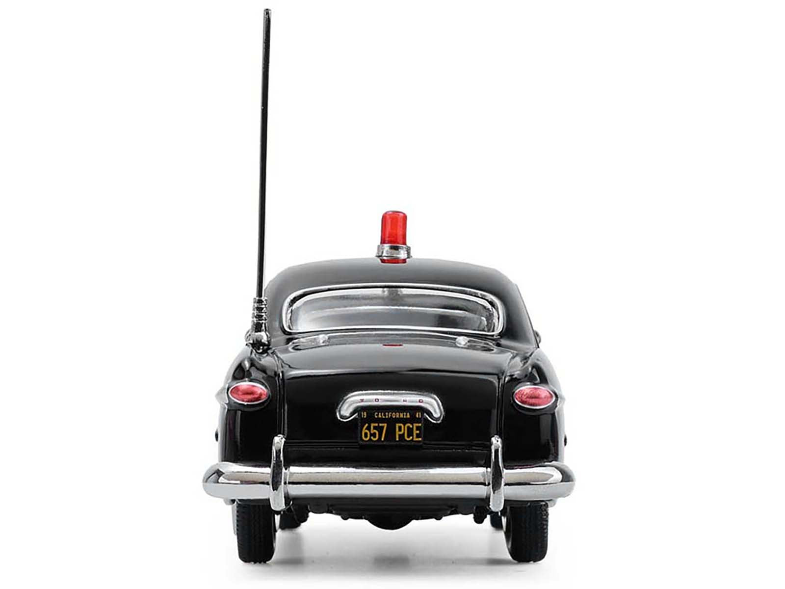 1949 Ford Custom Police Car "LAPD (Los Angeles Police Department)" Black and White 1/43 Diecast Model Car by Greenlight - image 5