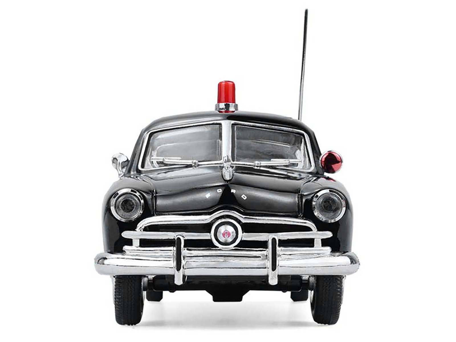 1949 Ford Custom Police Car "Chicago Police Department" Black 1/64 Diecast Model Car by Greenlight - image 4