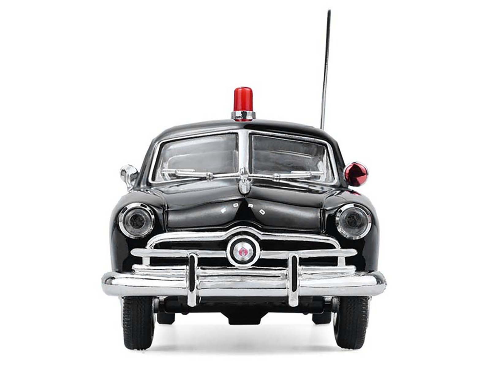 1949 Ford Custom Police Car "Chicago Police Department" Black 1/64 Diecast Model Car by Greenlight - image 4